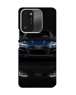 Чехол для TECNO Spark GO (2022) с картинкой «Audi — ночное отражение» Чехол для TECNO Spark GO (2022) с картинкой «Audi — ночное отражение»