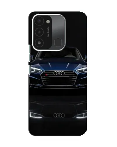 Чехол для TECNO Spark GO (2022) с картинкой «Audi — ночное отражение» Чехол для TECNO Spark GO (2022) с картинкой «Audi — ночное отражение»