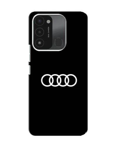 Чехол для TECNO Spark GO (2022) с картинкой «Audi White Logo» Чехол для TECNO Spark GO (2022) с картинкой «Audi White Logo»