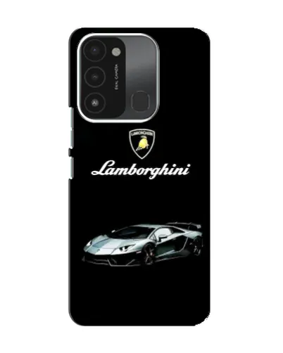 Чехол для TECNO Spark GO (2022) с картинкой «Логотип Lamborghini классика»
