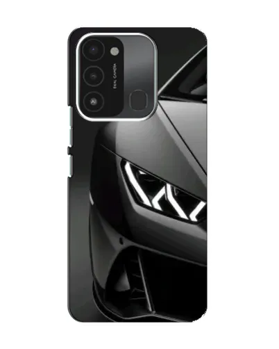 Чехол для TECNO Spark GO (2022) с картинкой «Lamborghini фары детализация»