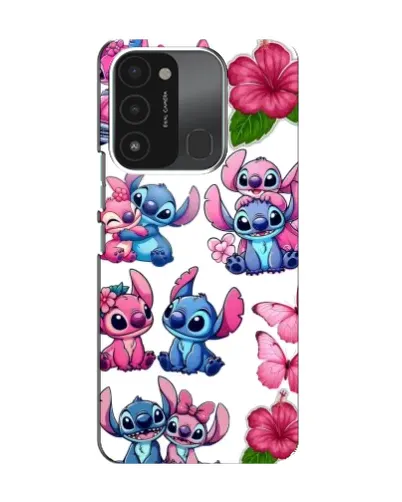 Чехол для TECNO Spark GO (2022) с картинкой «Стикеры Stitch и Angel» Чехол для TECNO Spark GO (2022) с картинкой «Стикеры Stitch и Angel»