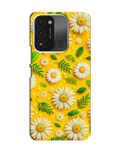 Чехол для TECNO Spark GO (2022) с картинкой «Ромашковое солнце»