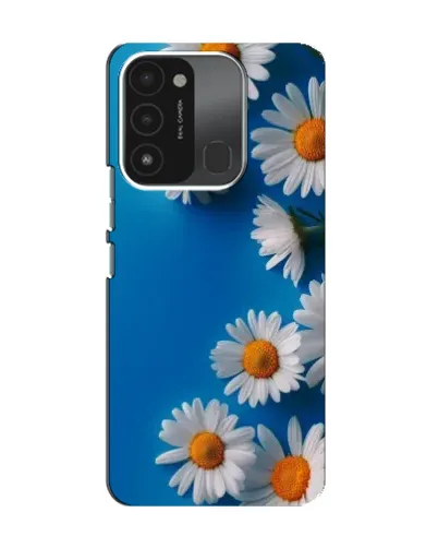 Чехол для TECNO Spark GO (2022) с картинкой «Белоснежные маргаритки»