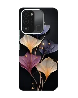 Чехол для TECNO Spark GO (2022) с картинкой «Лиловые цветы грации»