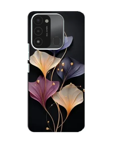 Чехол для TECNO Spark GO (2022) с картинкой «Лиловые цветы грации»