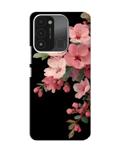 Чехол для TECNO Spark GO (2022) с картинкой «Розовая ветка сакуры»