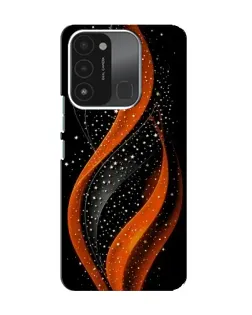 Чехол для TECNO Spark GO (2022) с картинкой «Огненная звездная волна»