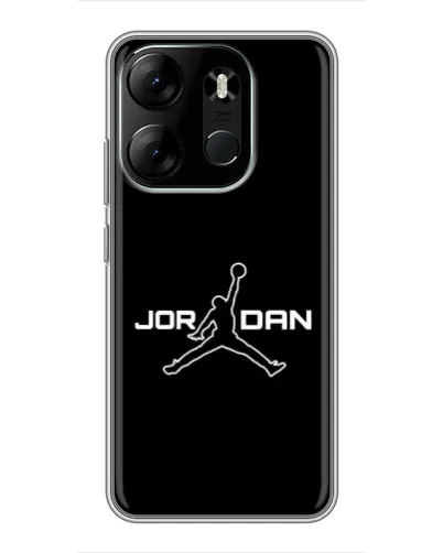 Чохол для TECNO Spark Go 2023 (BF7) з картинкою «Nike Pink Swirl»