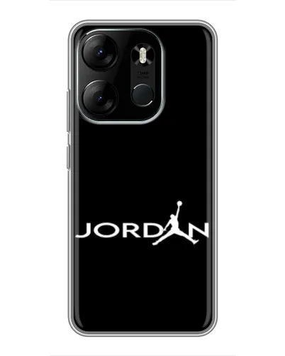 Чохол для TECNO Spark Go 2023 (BF7) з картинкою «Jordan White Logo»