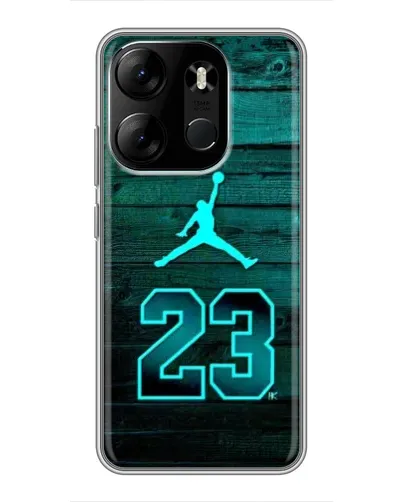 Чохол для TECNO Spark Go 2023 (BF7) з картинкою «Jordan Cyan 23»