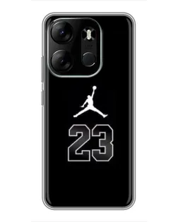 Чохол для TECNO Spark Go 2023 (BF7) з картинкою «Jordan Flight 23»