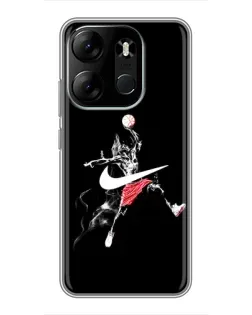 Чохол для TECNO Spark Go 2023 (BF7) з картинкою «Jordan Jumpman»