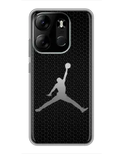 Чохол для TECNO Spark Go 2023 (BF7) з картинкою «Jordan Dark Carbon»