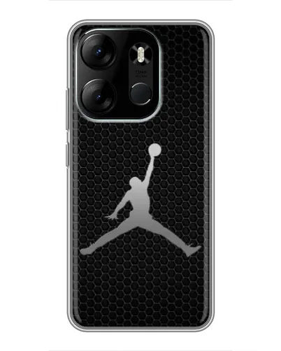 Чохол для TECNO Spark Go 2023 (BF7) з картинкою «Jordan Dark Carbon»