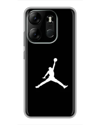 Чохол для TECNO Spark Go 2023 (BF7) з картинкою «Jordan Silhouette»