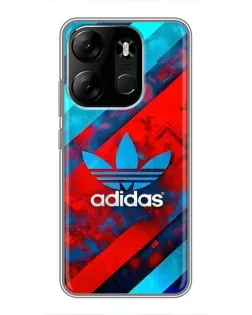 Чехол для TECNO Spark Go 2023 (BF7) с картинкой «Абстракция Adidas» Чехол для TECNO Spark Go 2023 (BF7) с картинкой «Абстракция Adidas»
