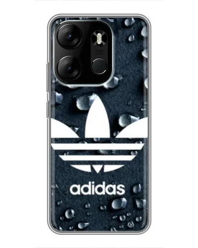 Чохол для TECNO Spark Go 2023 (BF7) з картинкою «Adidas Trefoil Blue»