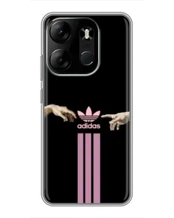 Чехол для TECNO Spark Go 2023 (BF7) с картинкой «Adidas Hands» Чехол для TECNO Spark Go 2023 (BF7) с картинкой «Adidas Hands»