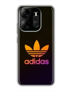 Чехол для TECNO Spark Go 2023 (BF7) с картинкой «Градиент Adidas» Чехол для TECNO Spark Go 2023 (BF7) с картинкой «Градиент Adidas»