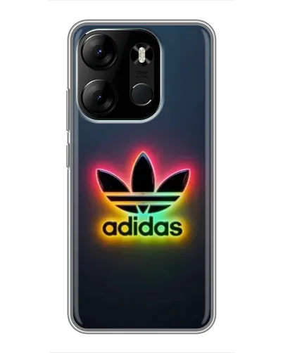 Чохол для TECNO Spark Go 2023 (BF7) з картинкою «Неоновий Adidas»