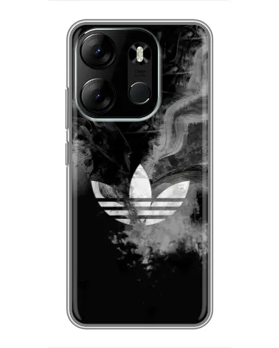 Чохол для TECNO Spark Go 2023 (BF7) з картинкою «Абстрактний дим Adidas»