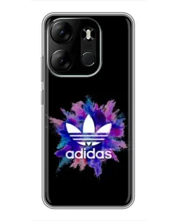 Чохол для TECNO Spark Go 2023 (BF7) з картинкою «Вибух фарб Adidas»