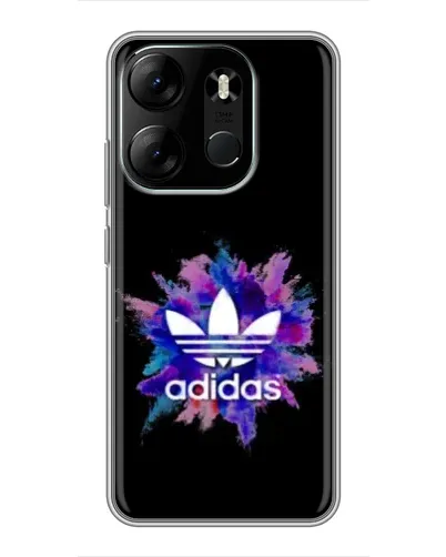 Чохол для TECNO Spark Go 2023 (BF7) з картинкою «Вибух фарб Adidas»