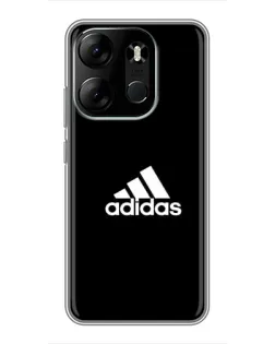 Чохол для TECNO Spark Go 2023 (BF7) з картинкою «Чорна класика Adidas»