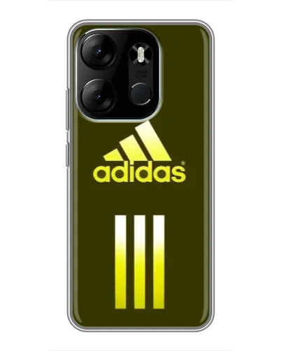 Чохол для TECNO Spark Go 2023 (BF7) з картинкою «Оливковий градієнт Adidas»