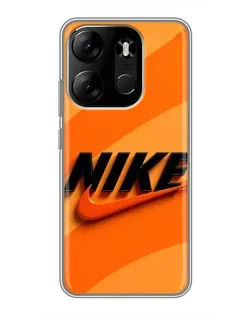Чохол для TECNO Spark Go 2023 (BF7) з картинкою «Помаранчевий драйв Nike» Чохол для TECNO Spark Go 2023 (BF7) з картинкою «Помаранчевий драйв Nike»