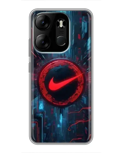 Чехол для TECNO Spark Go 2023 (BF7) с картинкой «Техногенный стиль Nike»