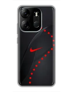 Чехол для TECNO Spark Go 2023 (BF7) с картинкой «Абстрактный дизайн Nike» Чехол для TECNO Spark Go 2023 (BF7) с картинкой «Абстрактный дизайн Nike»