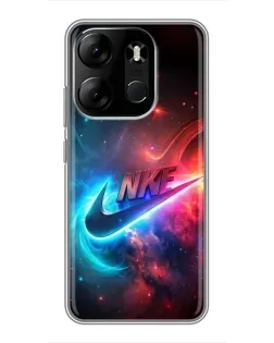 Чехол для TECNO Spark Go 2023 (BF7) с картинкой «Огненный логотип Nike» Чехол для TECNO Spark Go 2023 (BF7) с картинкой «Огненный логотип Nike»