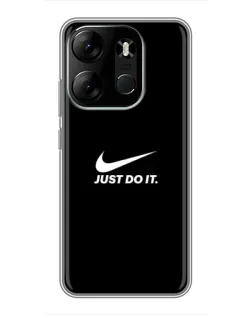 Чехол для TECNO Spark Go 2023 (BF7) с картинкой «Минимализм от Nike» Чехол для TECNO Spark Go 2023 (BF7) с картинкой «Минимализм от Nike»