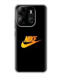 Чехол для TECNO Spark Go 2023 (BF7) с картинкой «Золотой логотип Nike» Чехол для TECNO Spark Go 2023 (BF7) с картинкой «Золотой логотип Nike»
