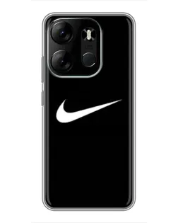 Чехол для TECNO Spark Go 2023 (BF7) с картинкой «Минималистический Найк» Чехол для TECNO Spark Go 2023 (BF7) с картинкой «Минималистический Найк»