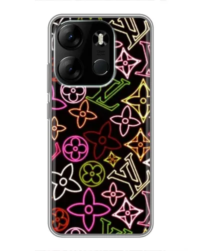 Чохол для TECNO Spark Go 2023 (BF7) з картинкою «Неоновий мікс Nike» Чохол для TECNO Spark Go 2023 (BF7) з картинкою «Неоновий мікс Nike»