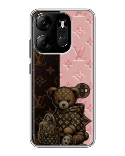 Чохол для TECNO Spark Go 2023 (BF7) з картинкою «Ведмедик у стилі LV» Чохол для TECNO Spark Go 2023 (BF7) з картинкою «Ведмедик у стилі LV»