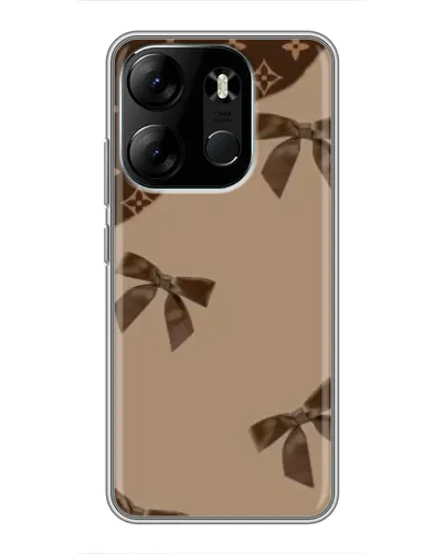 Чохол для TECNO Spark Go 2023 (BF7) з картинкою «LV — кавовий атлас» Чохол для TECNO Spark Go 2023 (BF7) з картинкою «LV — кавовий атлас»