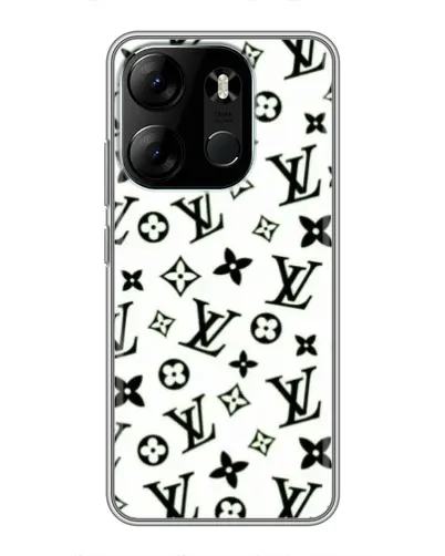 Чохол для TECNO Spark Go 2023 (BF7) з картинкою «Монохромний хаос LV» Чохол для TECNO Spark Go 2023 (BF7) з картинкою «Монохромний хаос LV»