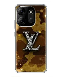 Чохол для TECNO Spark Go 2023 (BF7) з картинкою «Камуфляжний Louis Vuitton»