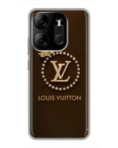 Чохол для TECNO Spark Go 2023 (BF7) з картинкою «LV — золота печатка» Чохол для TECNO Spark Go 2023 (BF7) з картинкою «LV — золота печатка»