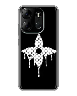 Чохол для TECNO Spark Go 2023 (BF7) з картинкою «Квіткова монограма»
