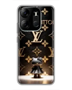 Чохол для TECNO Spark Go 2023 (BF7) з картинкою «Монограма з фігурою»