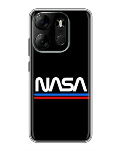 Чехол для TECNO Spark Go 2023 (BF7) с картинкой «NASA — классика Red Blue» Чехол для TECNO Spark Go 2023 (BF7) с картинкой «NASA — классика Red Blue»