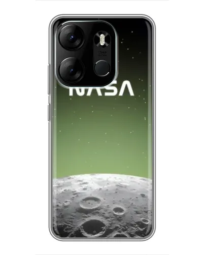 Чехол для TECNO Spark Go 2023 (BF7) с картинкой «NASA — лунный градиент» Чехол для TECNO Spark Go 2023 (BF7) с картинкой «NASA — лунный градиент»