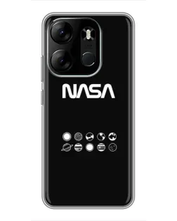 Чохол для TECNO Spark Go 2023 (BF7) з картинкою «NASA — технічний принт» Чохол для TECNO Spark Go 2023 (BF7) з картинкою «NASA — технічний принт»