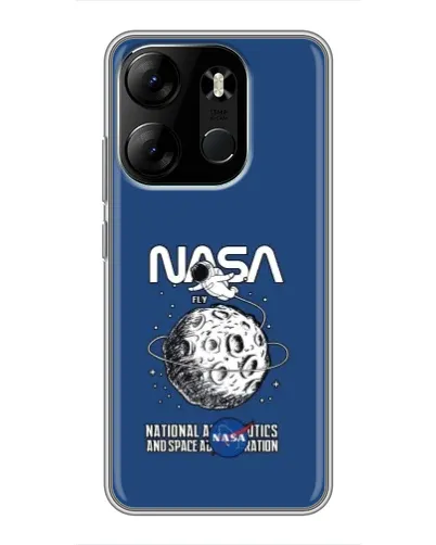 Чехол для TECNO Spark Go 2023 (BF7) с картинкой «NASA — лунная миссия» Чехол для TECNO Spark Go 2023 (BF7) с картинкой «NASA — лунная миссия»