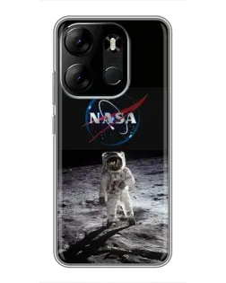 Чохол для TECNO Spark Go 2023 (BF7) з картинкою «Астронавт на Місяці» Чохол для TECNO Spark Go 2023 (BF7) з картинкою «Астронавт на Місяці»